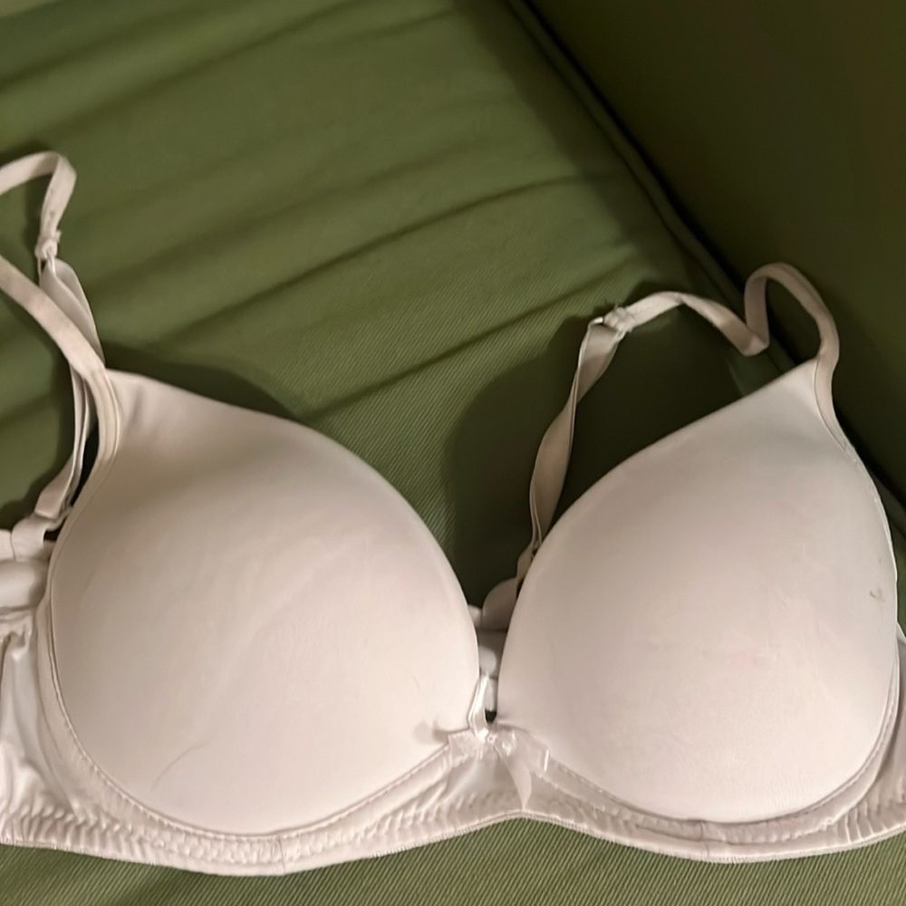 White padded bra